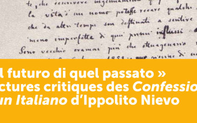 Journée d’études : Lectures critiques des Confessioni d’un Italiano d’Ippolito Nievo